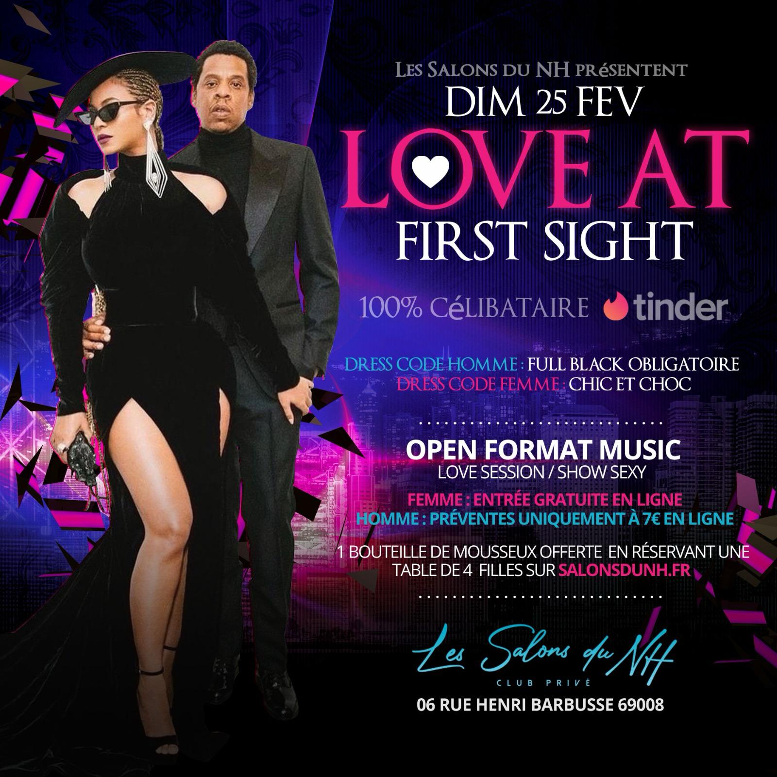 LOVE AT THE FIRST SIGHT (SOIREE CELIB ) @ NH